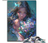 Jigsaw Puzzles for Teenagers 1000 Jigsaws Japanese Anime Girl for 14+ Difficult to Complete But Fun And Humorous Birthday Gift (size 26x38cm)