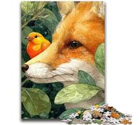 Jigsaw Puzzles for Teenagers 1000 Jigsaws Jungle Fox Challenging Game And Family Play Secret Santa Gifts 26x38cm