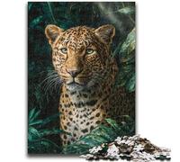 Jigsaw Puzzles for Teenagers 1000 Jigsaws Jungle Leopard Educational Family Game Wall Decoration Unique Birthday And Xmas Gifts 50x75cm