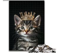 Jigsaw Puzzles for Teenagers 1000 Jigsaws Kitten King, Learning Educational Toys Unique Birthday And Gifts for Age 14+ (Size 50x75cm)