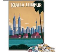 Jigsaw Puzzles for Teenagers 1000 Jigsaws Kuala Lumpur, Suitable for People Aged 14 And Above Educational Games Secret Santa Gifts 50x75cm