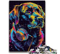 Jigsaw Puzzles for Teenagers 1000 Jigsaws Labrador Retriever Dog Art Train Your Brain And Hands Gifts for Friends And Family 38x26cm