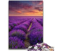Jigsaw Puzzles for Teenagers 1000 Jigsaws Lavender Garden Challenging To Complete But Fun And Humorous Birthday Present, Gifts, Wall Art 38x26cm