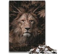 Jigsaw Puzzles for Teenagers 1000 Jigsaws Lion Animal Train Your Brain And Hands Parent-child Interaction for Age 14+ 50x75cm