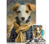 Jigsaw Puzzles for Teenagers 1000 Jigsaws Little Prince Dog,Family Entertainment Toys Is Ideal As A Gift for The Whole Family 38x26cm
