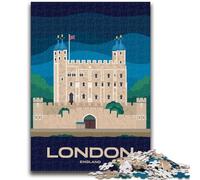 Jigsaw Puzzles for Teenagers 1000 Jigsaws London Cityscape Train Your Brain And Hands Parent-child Interaction for Age 14+ (size 50x70cm)