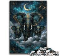 Jigsaw Puzzles for Teenagers 1000 Jigsaws Magic Elephant for Age 14 Years And over Family Games Christmas Game Presents for Women 26x38cm