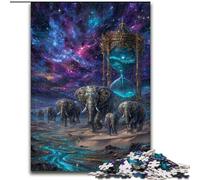 Jigsaw Puzzles for Teenagers 1000 Jigsaws Magic Elephant,Learning Educational Toys Family Games Suitable for Desktop Decoration 38x26cm