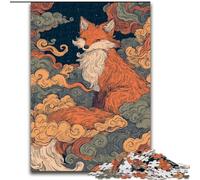 Jigsaw Puzzles for Teenagers 1000 Jigsaws Magic Fox, Help The Brain Exercise Addictive Toys to Cultivate Patience Enhance Memory (Size 50x75cm)
