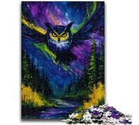 Jigsaw Puzzles for Teenagers 1000 Jigsaws Magical Owl Difficult Hard Gifts for Friends And Family Suitable for And 14 50x75cm