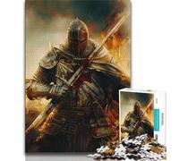Jigsaw Puzzles for Teenagers 1000 Jigsaws Majestic Knight,Educational Games Home Decoration Birthday Present,Gifts,Wall Art (38x26cm)