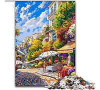 Jigsaw Puzzles for Teenagers 1000 Jigsaws Mediterranean Urban Scenery, Educational Games Home Decoration Is Ideal As A Gift for The Whole Family (Size 50x75cm)