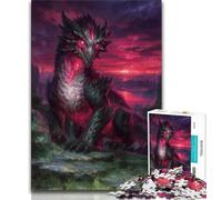 Jigsaw Puzzles for Teenagers 1000 Jigsaws Mysterious Dragon,Toys Educational Games Stress Relieving Unique Birthday And Gifts 50x75cm