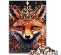 Jigsaw Puzzles for Teenagers 1000 Jigsaws Mysterious Fox, Educational Games Home Decoration Is Ideal As A Gift for The Whole Family 26X38CM