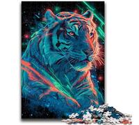 Jigsaw Puzzles for Teenagers 1000 Jigsaws Mysterious Tiger Educational Family Game Wall Decoration Unique Birthday And Xmas Gifts 50x75cm