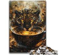 Jigsaw Puzzles for Teenagers 1000 Jigsaws Mystical Jaguar Spirit Help The Brain Exercise Addictive Toys to Cultivate Patience Suitable for Couples 50x75cm