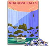 Jigsaw Puzzles for Teenagers 1000 Jigsaws Niagara Falls Challenging To Complete But Fun And Humorous Birthday Present, Gifts, Wall Art (size 38x52cm)