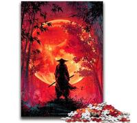 Jigsaw Puzzles for Teenagers 1000 Jigsaws Ninja Under The Blood Moon Help The Brain Exercise Addictive Toys to Cultivate Patience Suitable for Couples 50x75cm