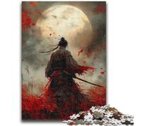 Jigsaw Puzzles for Teenagers 1000 Jigsaws Ninja Under The Blood Moon Train Your Brain And Hands Parent-child Interaction for Age 14+ 38x26cm