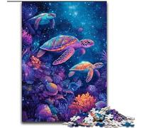 Jigsaw Puzzles for Teenagers 1000 Jigsaws Ocean Turtle, Educational Games Home Decoration Is Ideal As A Gift for The Whole Family (Size 50x75cm)