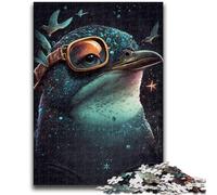 Jigsaw Puzzles for Teenagers 1000 Jigsaws Penguin Illusion Help The Brain Exercise Addictive Toys to Cultivate Patience Suitable for Couples 50x75cm