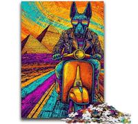 Jigsaw Puzzles for Teenagers 1000 Jigsaws Pop-art Anubis for Age 14 Years And over Family Games Christmas Game Presents for Women 26x38cm