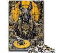 Jigsaw Puzzles for Teenagers 1000 Jigsaws Pop-art Anubis for Age 14 Years And over Family Games Christmas Game Presents for Women 26x38cm