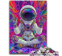 Jigsaw Puzzles for Teenagers 1000 Jigsaws Psychedelic Astronaut Educational Family Game Wall Decoration Unique Birthday And Xmas Gifts 50x75cm