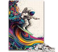Jigsaw Puzzles for Teenagers 1000 Jigsaws Psychedelic Astronaut Learning Educational Toys Family Games Birthday Present, Gifts 50x75cm