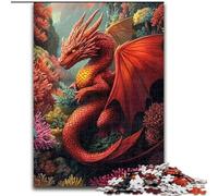 Jigsaw Puzzles for Teenagers 1000 Jigsaws Red Dragon, Learning Educational Toys Unique Birthday And Gifts for Age 14+ (Size 50x75cm)