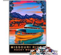 Jigsaw Puzzles for Teenagers 1000 Jigsaws River And Mountain Educational Games Home Decoration for Is Ideal As A Gift for The Whole Family (50x75cm) 1000pcs