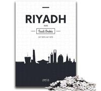 Jigsaw Puzzles for Teenagers 1000 Jigsaws Riyadh Saudi Arabia Challenging To Complete But Fun And Humorous Birthday Present, Gifts, Wall Art (size 38x52cm)