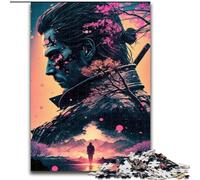 Jigsaw Puzzles for Teenagers 1000 Jigsaws Sakura Warrior, for Educational Game Challenge Toy Enhance Memory for Age 14 (Size 50x75cm)