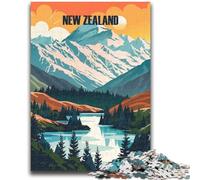 Jigsaw Puzzles for Teenagers 1000 Jigsaws Serene New Zealand Help The Brain Exercise Addictive Toys to Cultivate Patience Wall Decoration (size 50x75cm)