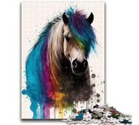 Jigsaw Puzzles for Teenagers 1000 Jigsaws Shetland Pony Colourful Train Your Brain And Hands Gifts for Friends And Family 50x75cm