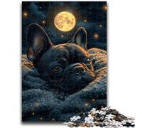 Jigsaw Puzzles for Teenagers 1000 Jigsaws Sleeping Pug Help The Brain Exercise Addictive Toys to Cultivate Patience Suitable for Couples 50x75cm