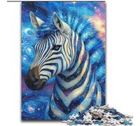 Jigsaw Puzzles for Teenagers 1000 Jigsaws Starry Sky Zebra, Games Toys Gift Unique Birthday And Gifts for And Age 14 Years Up (Size 50x75cm)