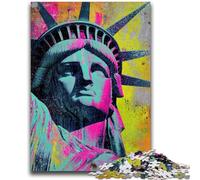 Jigsaw Puzzles for Teenagers 1000 Jigsaws Statue of Liberty Educational Games Home Decoration Artists Collection, Fine Art 26X38CM