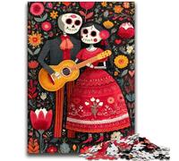Jigsaw Puzzles for Teenagers 1000 Jigsaws Sugar Skull Woman Difficult Hard Gifts for Friends And Family Suitable for And 14 50x75cm