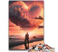 Jigsaw Puzzles for Teenagers 1000 Jigsaws Sunset Gazing Toys Educational Games Stress Relieving Unique Home Decor And Gifts 26x38cm