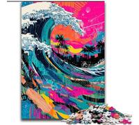 Jigsaw Puzzles for Teenagers 1000 Jigsaws Surf Graffiti,Family Entertainment Toys Is Ideal As A Gift for The Whole Family 50x75cm