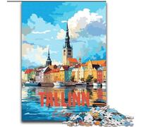Jigsaw Puzzles for Teenagers 1000 Jigsaws Tallinn Estonia Educational Games Home Decoration for Is Ideal As A Gift for The Whole Family (26x38cm) 1000pcs