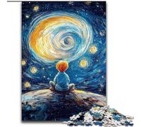 Jigsaw Puzzles for Teenagers 1000 Jigsaws The Little Prince of The Night Sky, Decompressing Intellectual Educational Toy Birthday Gift (Size 26x38cm)
