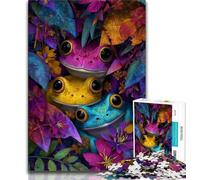 Jigsaw Puzzles for Teenagers 1000 Jigsaws Three Frogs,Challenging Game And Family Play Birthday Present,Gifts,Wall Art 38x26cm