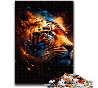 Jigsaw Puzzles for Teenagers 1000 Jigsaws Tiger Help The Brain Exercise Addictive Toys to Cultivate Patience Suitable for Couples 50x75cm