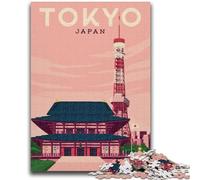 Jigsaw Puzzles for Teenagers 1000 Jigsaws Tokyo Japan Cityscape Toys Educational Games Stress Relieving Unique Home Decor And Gifts (size 50x75cm)