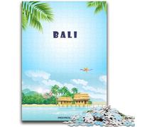 Jigsaw Puzzles for Teenagers 1000 Jigsaws Travel to Bali Indonesia Help The Brain Exercise Addictive Toys to Cultivate Patience Suitable for Couples (size 38x52cm)