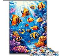 Jigsaw Puzzles for Teenagers 1000 Jigsaws Underwater World for 14+ Difficult to Complete But Fun And Humorous Birthday Gift (size 50x75cm)
