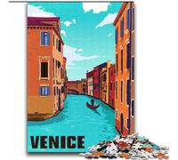 Jigsaw Puzzles for Teenagers 1000 Jigsaws Venice Italy Travel Art, Learning Educational Is Ideal As A Gift for The Whole Family 75x100cm