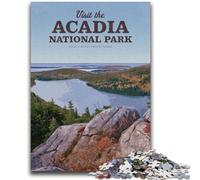Jigsaw Puzzles for Teenagers 1000 Jigsaws Visit Acadia National Park Toys Educational Games Stress Relieving Unique Home Decor And Gifts (size 38x26cm)